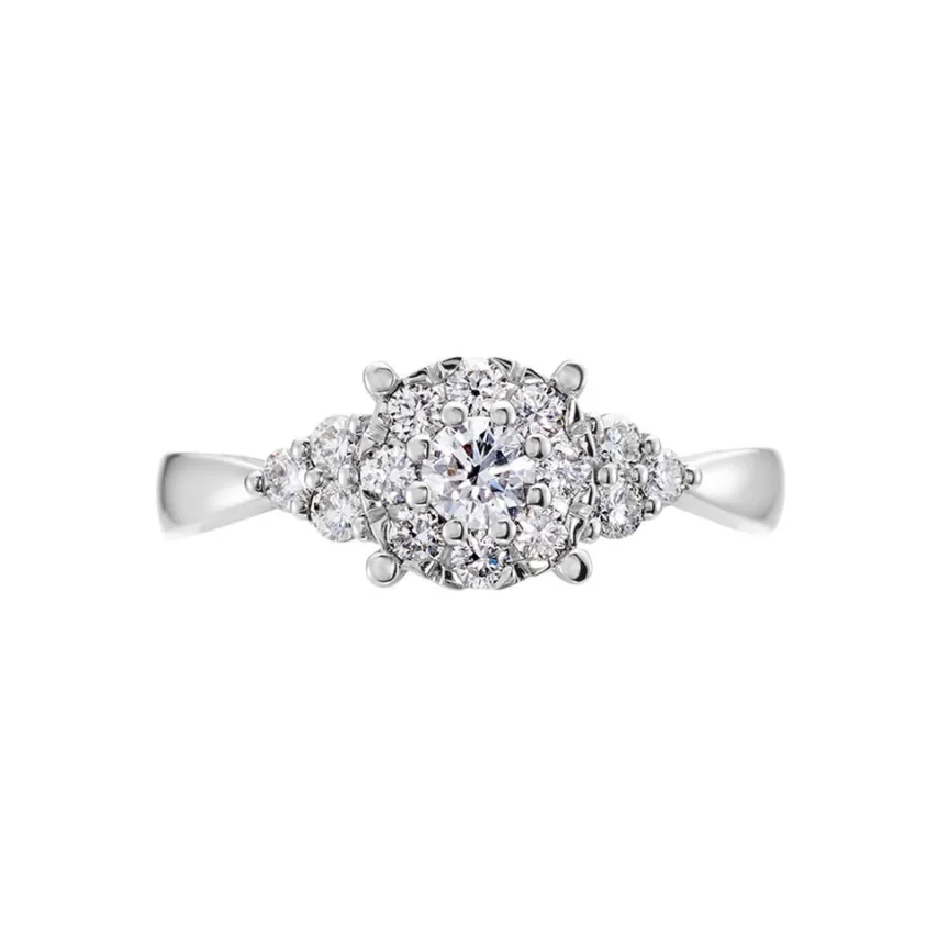 Bague Cierra Platine Blanc Diamant-Histoire d'Or Clearance