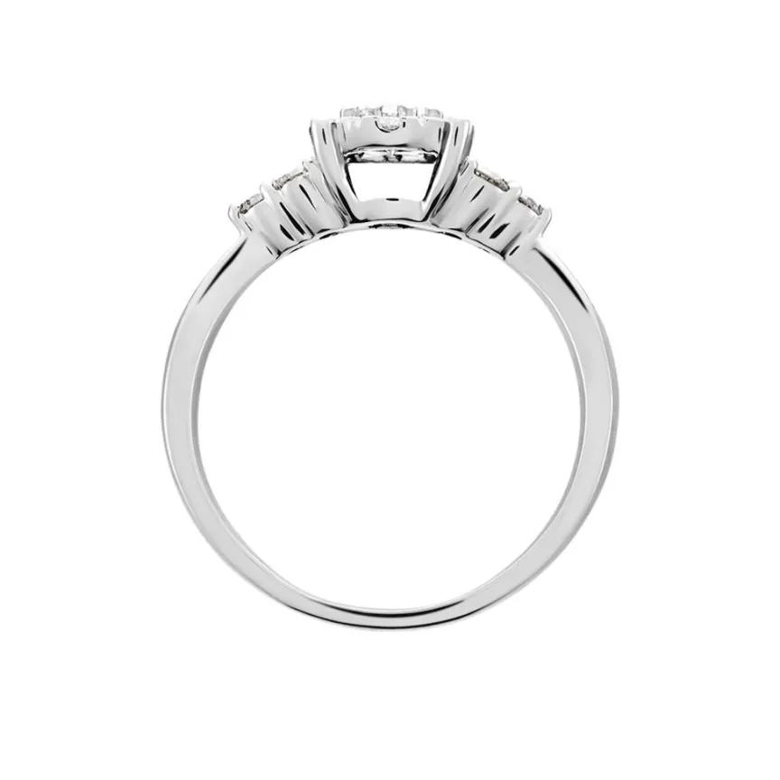 Bague Cierra Platine Blanc Diamant-Histoire d'Or Clearance