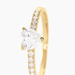 Bague Ciriaco Or Jaune Oxyde De Zirconium-Histoire d'Or Outlet