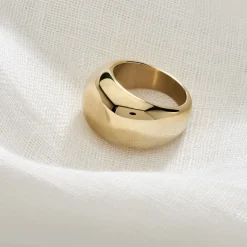 Histoire d'Or Bague Cleoria Acier Dore