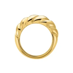 Bague Clive Acier Doré-Histoire d'Or Discount