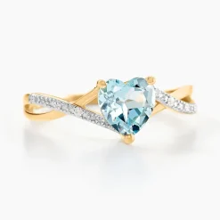 Bague Clothilde Or Jaune Topaze Oxyde De Zirconium-Histoire d'Or New