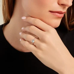 Bague Clothilde Or Jaune Topaze Oxyde De Zirconium-Histoire d'Or New