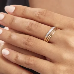 Bague Clotilda Or Jaune Diamant-Histoire d'Or Clearance