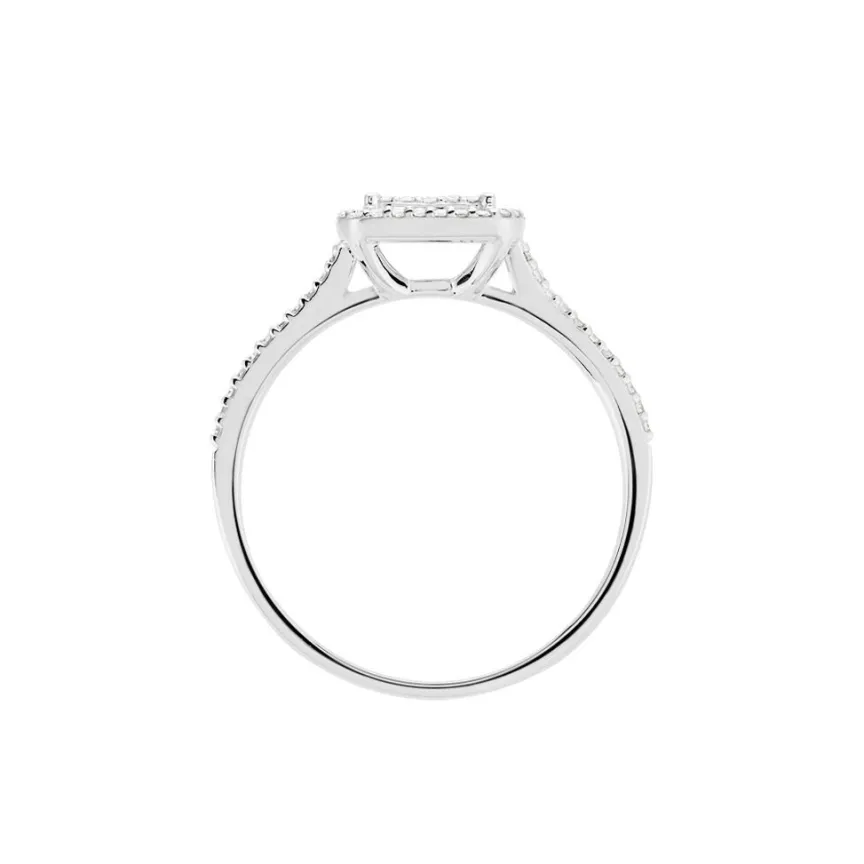 Bague Collection 1986 Or Blanc Diamant-Histoire d'Or New