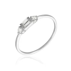 Bague Collection 1986 Or Blanc Diamant-Histoire d'Or Outlet