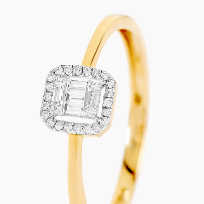 Bague Collection 1986 Or Jaune Diamant-Histoire d'Or Hot