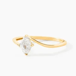 Bague Collection Icone Or Jaune Diamant Synthétique-Histoire d'Or Clearance