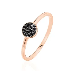 Bague Colline Argent Rose Oxyde De Zirconium-Histoire d'Or Clearance