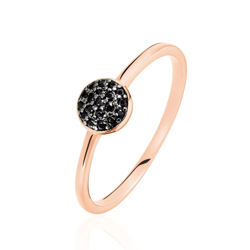 Bague Colline Argent Rose Oxyde De Zirconium-Histoire d'Or Clearance