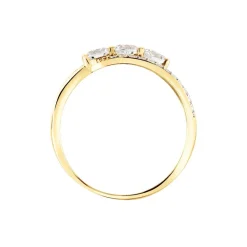 Histoire d'Or Bague Comete De Zirconium