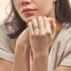 Histoire d'Or Bague Comete De Zirconium