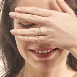 Histoire d'Or Bague Comete De Zirconium