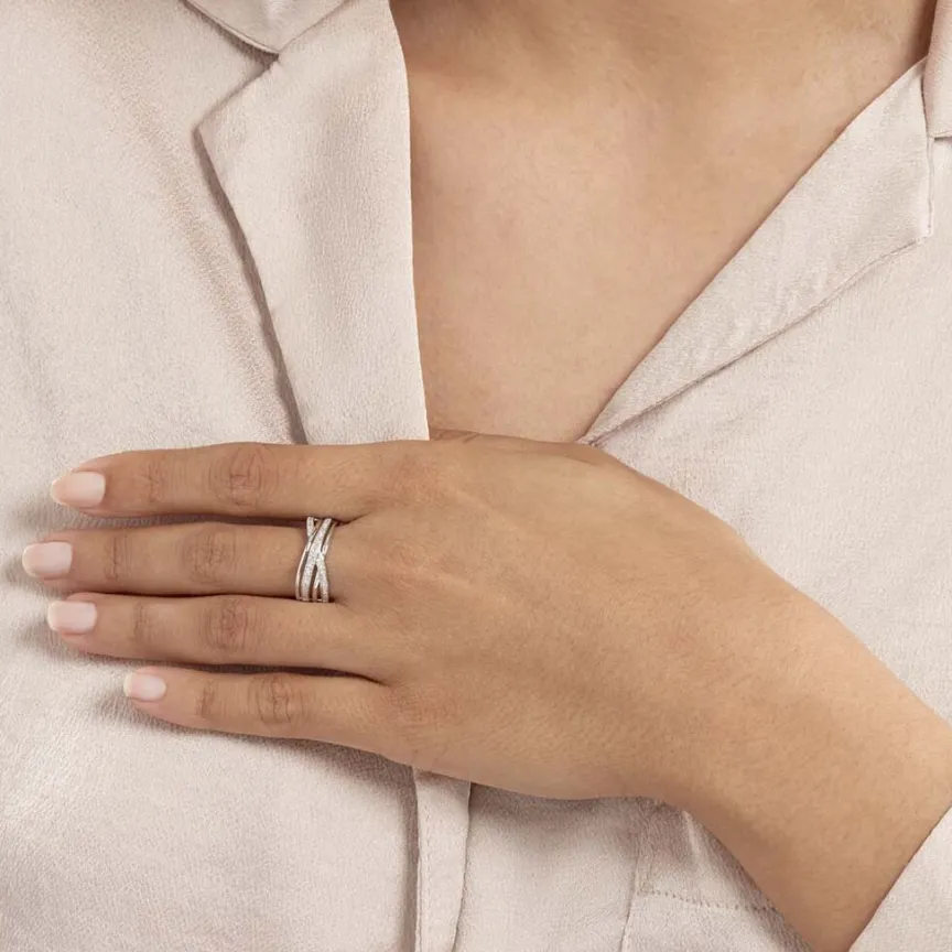 Bague Corilitia Or Blanc Diamant-Histoire d'Or New