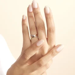 Bague Cramitia Or Tricolore Diamant-Histoire d'Or Discount