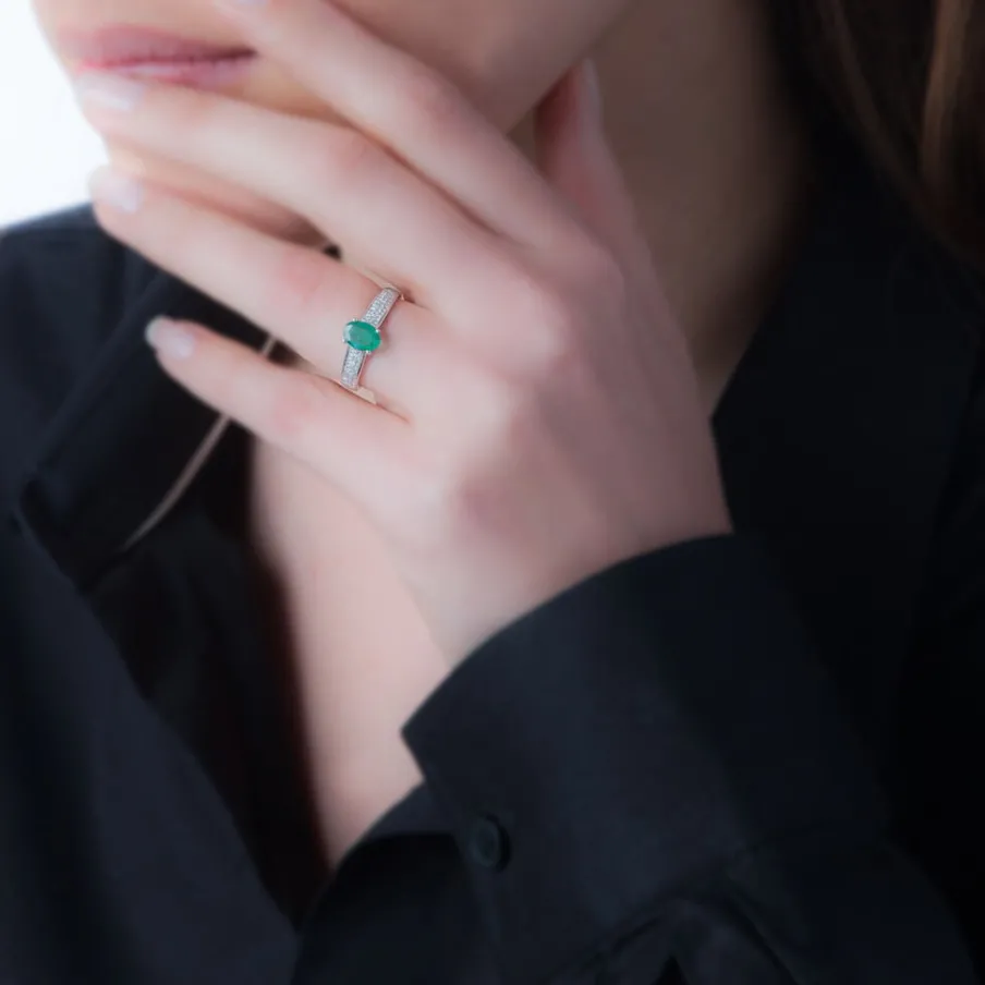 Histoire d'Or Bague Crista Et Diamant