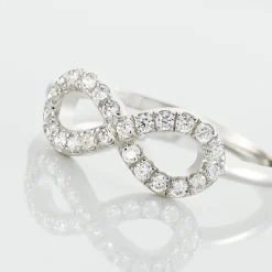 Histoire d'Or Bague Davila Argent Blanc Oxyde De Zirconium