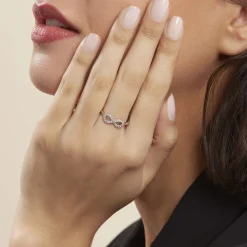 Histoire d'Or Bague Davila Argent Blanc Oxyde De Zirconium