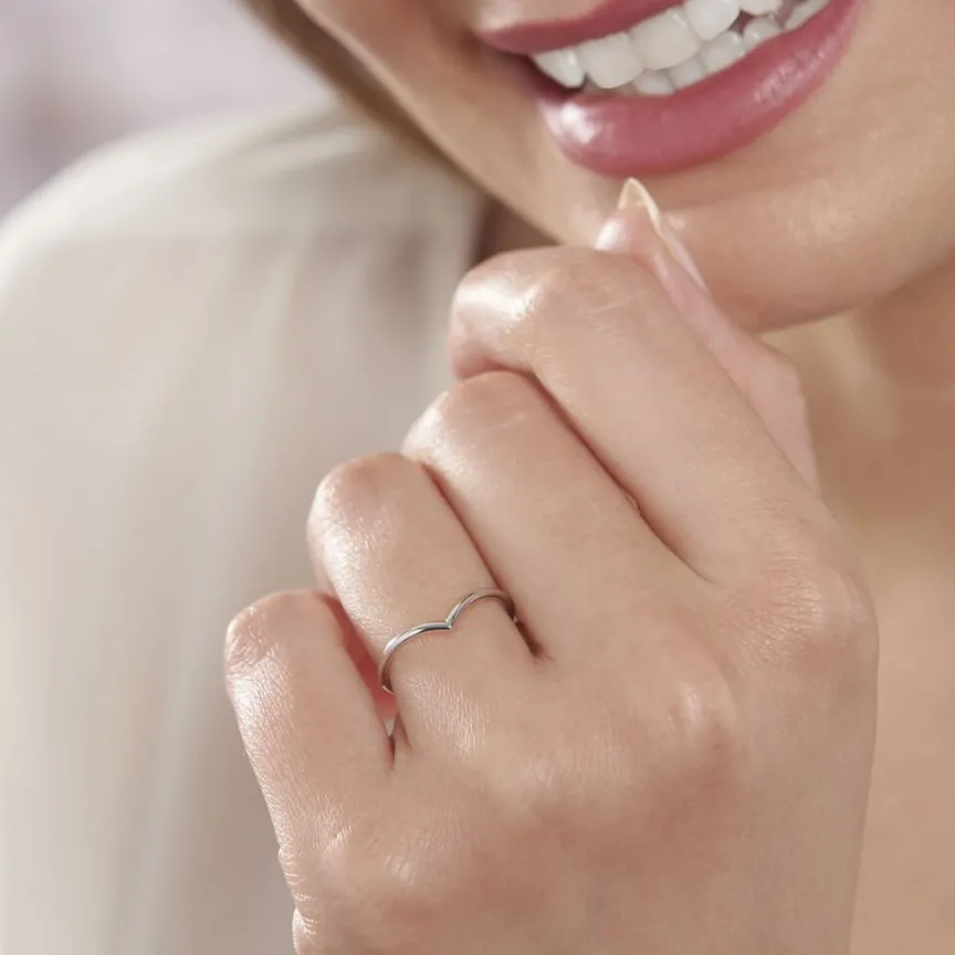 Bague De Phalange Tricia Argent Blanc-Histoire d'Or