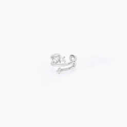 Bague D'hélix Unitaire Amada Argent Blanc Oxyde De Zirconium-Histoire d'Or Best