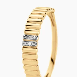 Bague Diamantee Or Jaune Diamant-Histoire d'Or Outlet