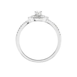 Bague Diamina Or Blanc Diamant-Histoire d'Or Sale