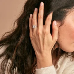 Bague Diamina Or Blanc Diamant-Histoire d'Or Sale