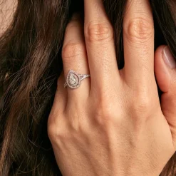 Bague Diamina Or Blanc Diamant-Histoire d'Or Sale