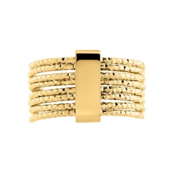 Bague Dion Acier Jaune-Histoire d'Or Sale