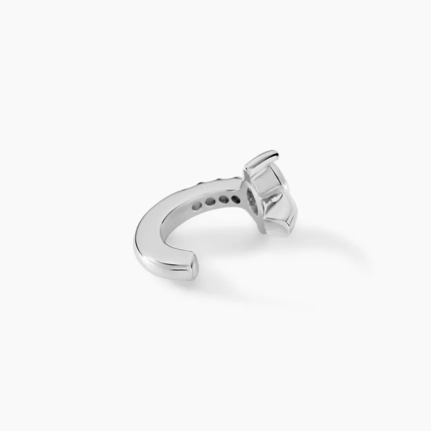 Bague D'oreille Unitaire Naura Argent Blanc Oxyde De Zirconium-Histoire d'Or Online
