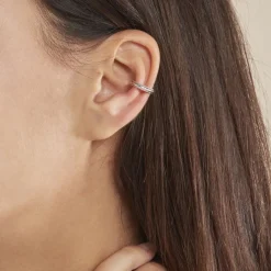 Bague D'oreille Unitaire Ollie Argent Blanc-Histoire d'Or Discount