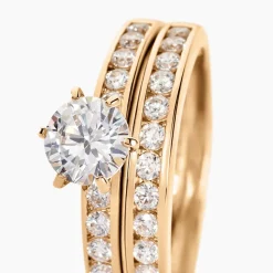 Histoire d'Or Bague Double Jeu De Zirconium