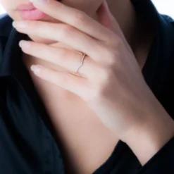 Bague Dounia Or Blanc Oxyde De Zirconium-Histoire d'Or Hot