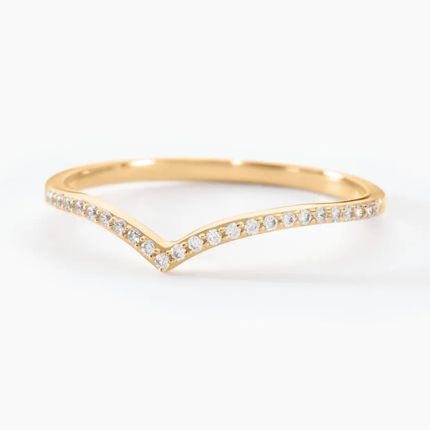 Bague Dounia Or Jaune Oxyde De Zirconium-Histoire d'Or Online