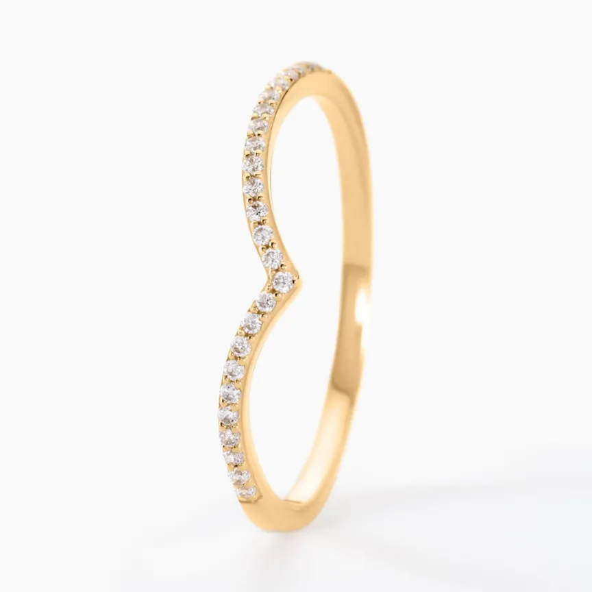 Bague Dounia Or Jaune Oxyde De Zirconium-Histoire d'Or Online