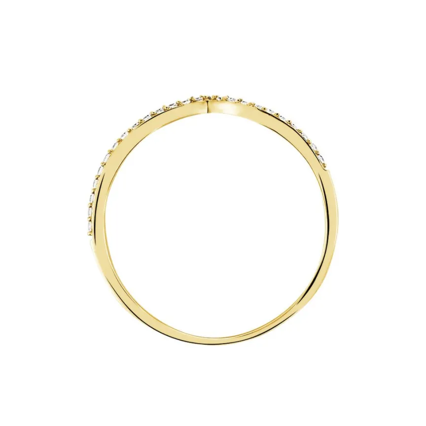 Bague Dounia Or Jaune Oxyde De Zirconium-Histoire d'Or Online
