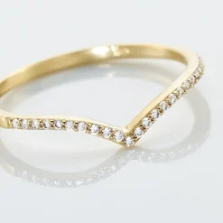 Bague Dounia Or Jaune Oxyde De Zirconium-Histoire d'Or Online