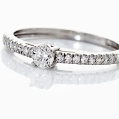 Bague Eliisa Or Blanc Diamant-Histoire d'Or Sale