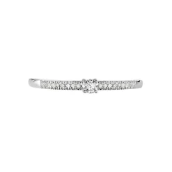 Bague Eliisa Or Blanc Diamant-Histoire d'Or Online