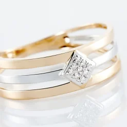 Bague Elsa Or Bicolore Diamant-Histoire d'Or Outlet