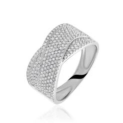 Histoire d'Or Bague Elyne Or Blanc Diamant