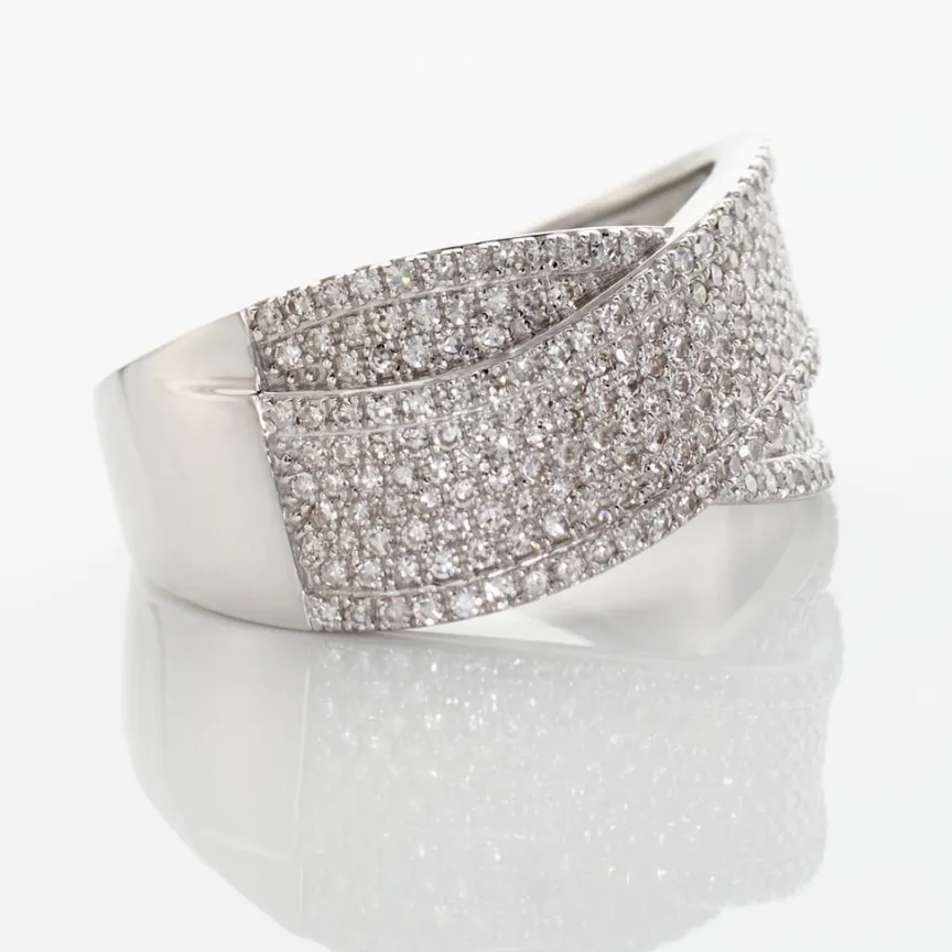 Bague Elyne Or Blanc Diamant-Histoire d'Or