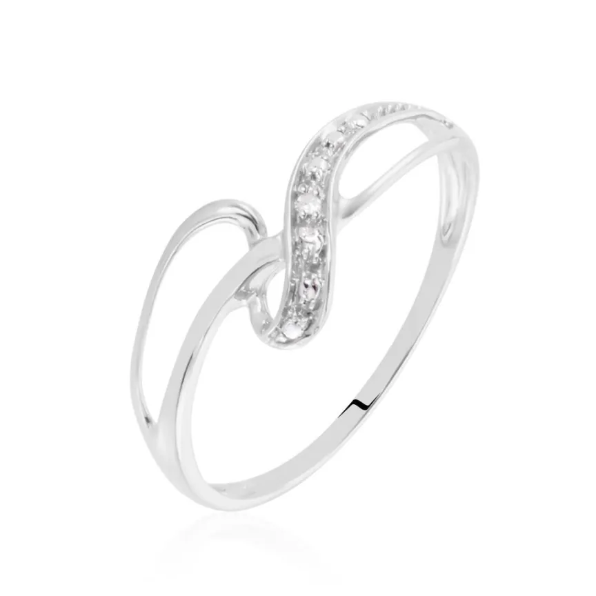 Bague Emma-lise Or Blanc Diamant-Histoire d'Or New