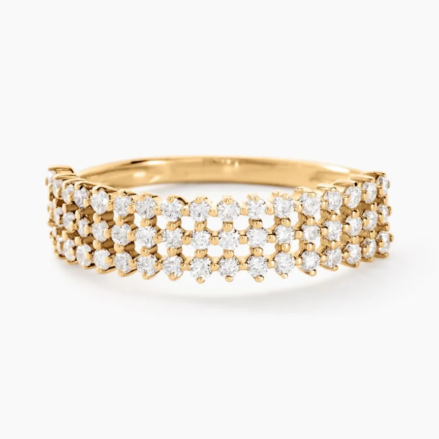 Bague Epiphany Or Jaune Diamant Synthétique-Histoire d'Or