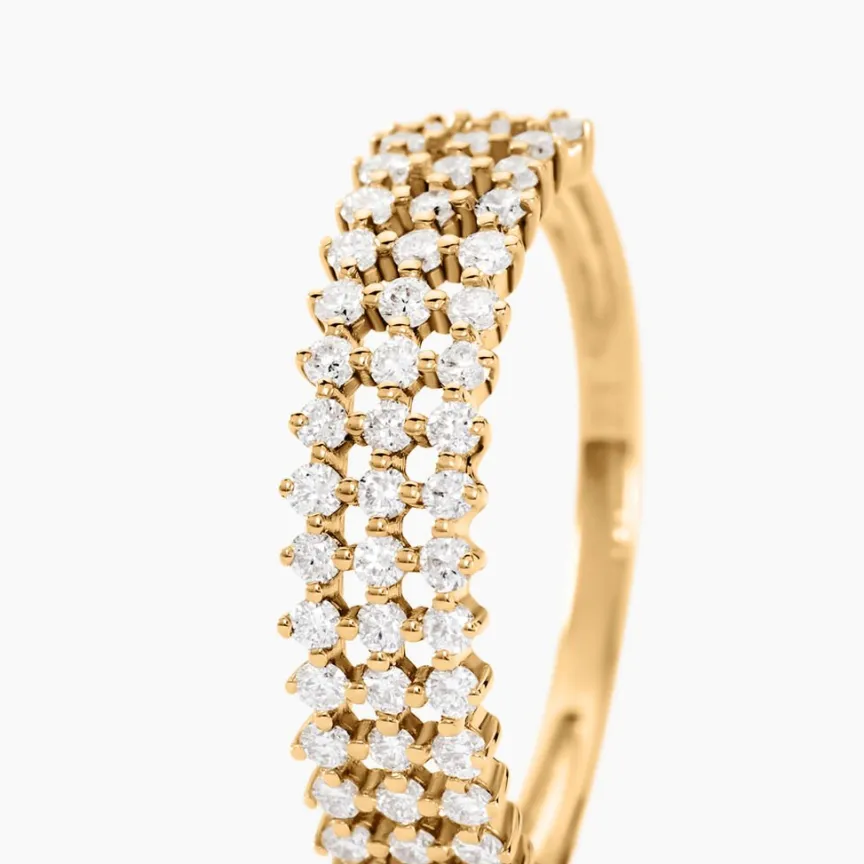 Bague Epiphany Or Jaune Diamant Synthétique-Histoire d'Or