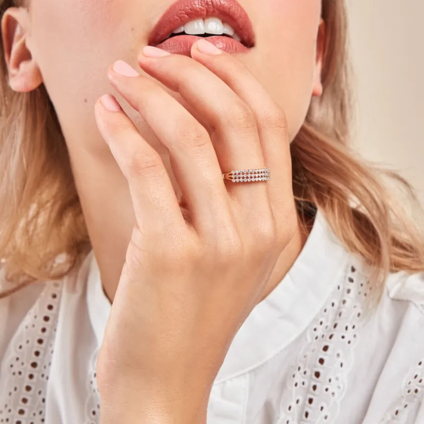 Bague Epiphany Or Jaune Diamant Synthétique-Histoire d'Or