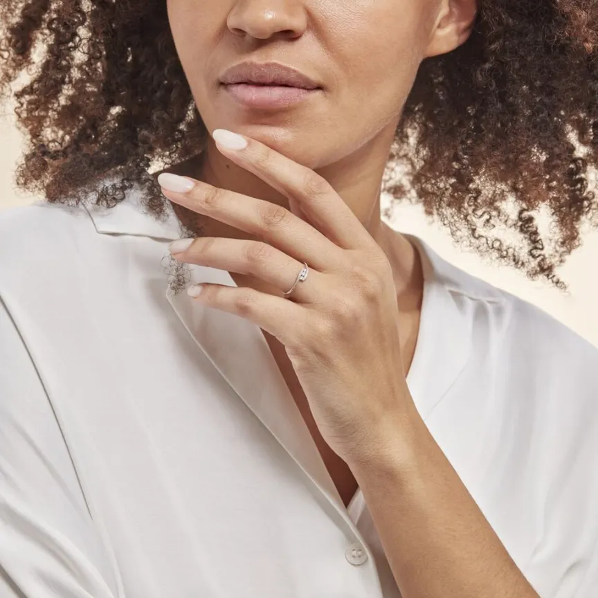 Bague Eternite Or Blanc Diamant-Histoire d'Or Best