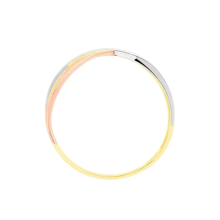 Bague Exauce Or Tricolore Diamant-Histoire d'Or Hot