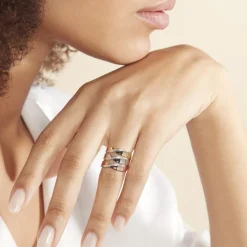 Bague Exauce Or Tricolore Diamant-Histoire d'Or Hot