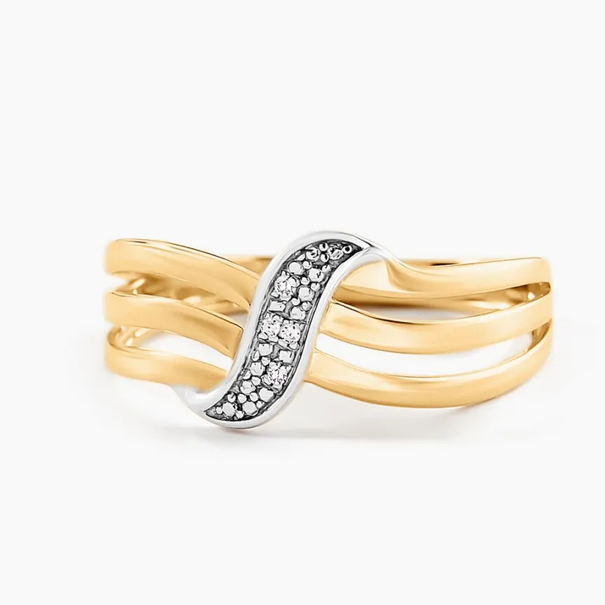 Bague Fedelma Or Jaune Diamant-Histoire d'Or Hot